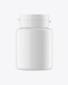 Glossy Plastic Jar Mockup