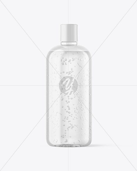 Clear Cosmetic Bottle Mockup