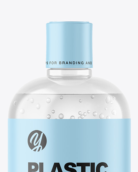 Clear Cosmetic Bottle Mockup