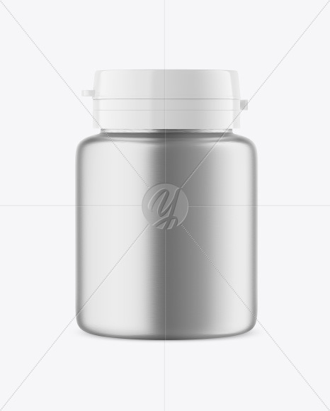 Metallic Jar Mockup