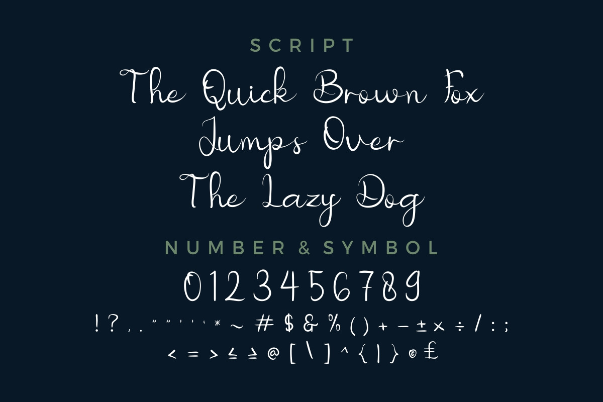 Nicollia Script Font