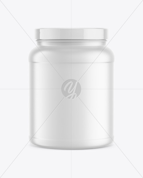 Matte Protein Jar Mockup