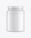 Matte Protein Jar Mockup