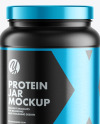 Matte Protein Jar Mockup