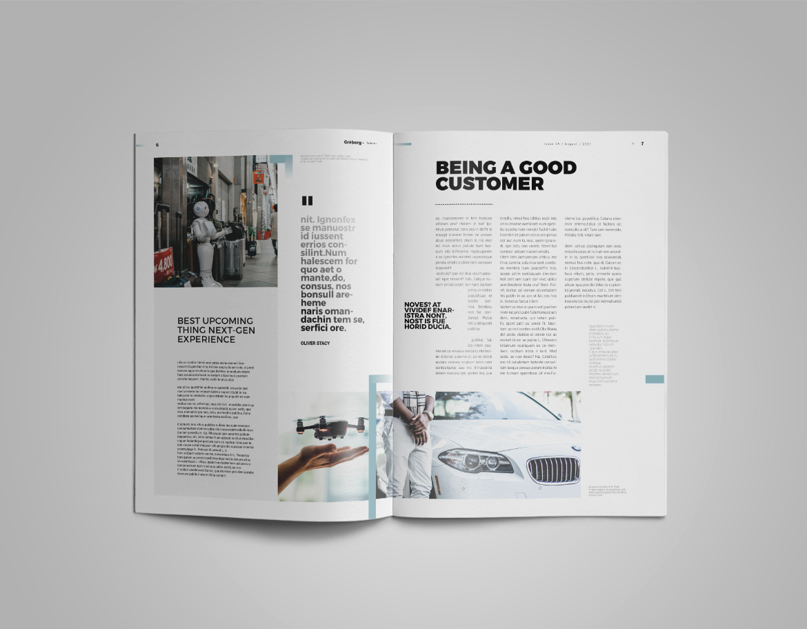 Greberg | Magazine Template Greberg | Magazine Template