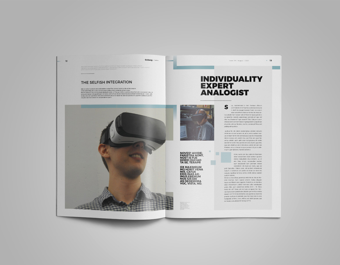 Greberg | Magazine Template Greberg | Magazine Template