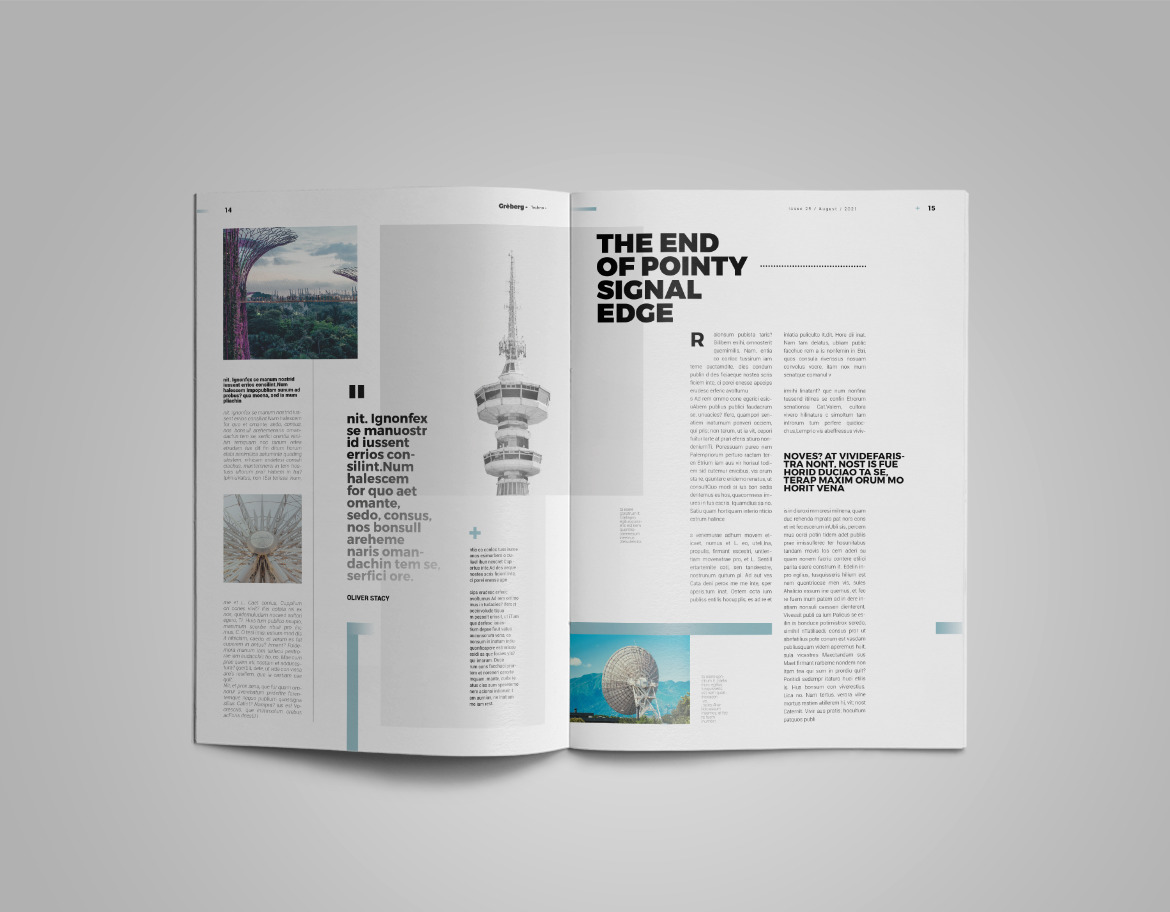 Greberg | Magazine Template Greberg | Magazine Template