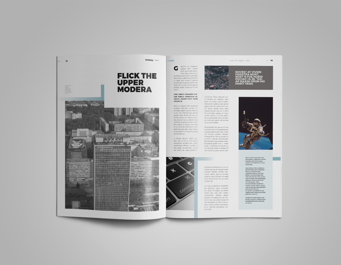 Greberg | Magazine Template Greberg | Magazine Template