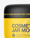 Matte Cosmetic Jar Mockup