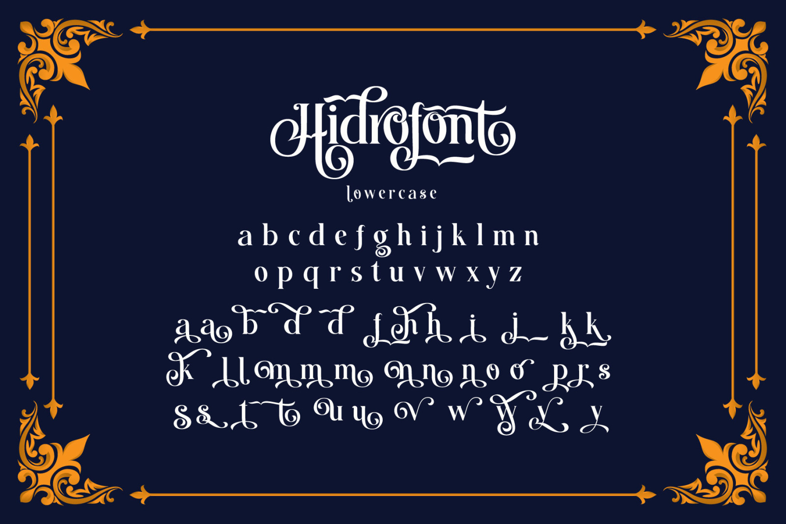 Hidrofont Font Hidrofont Font