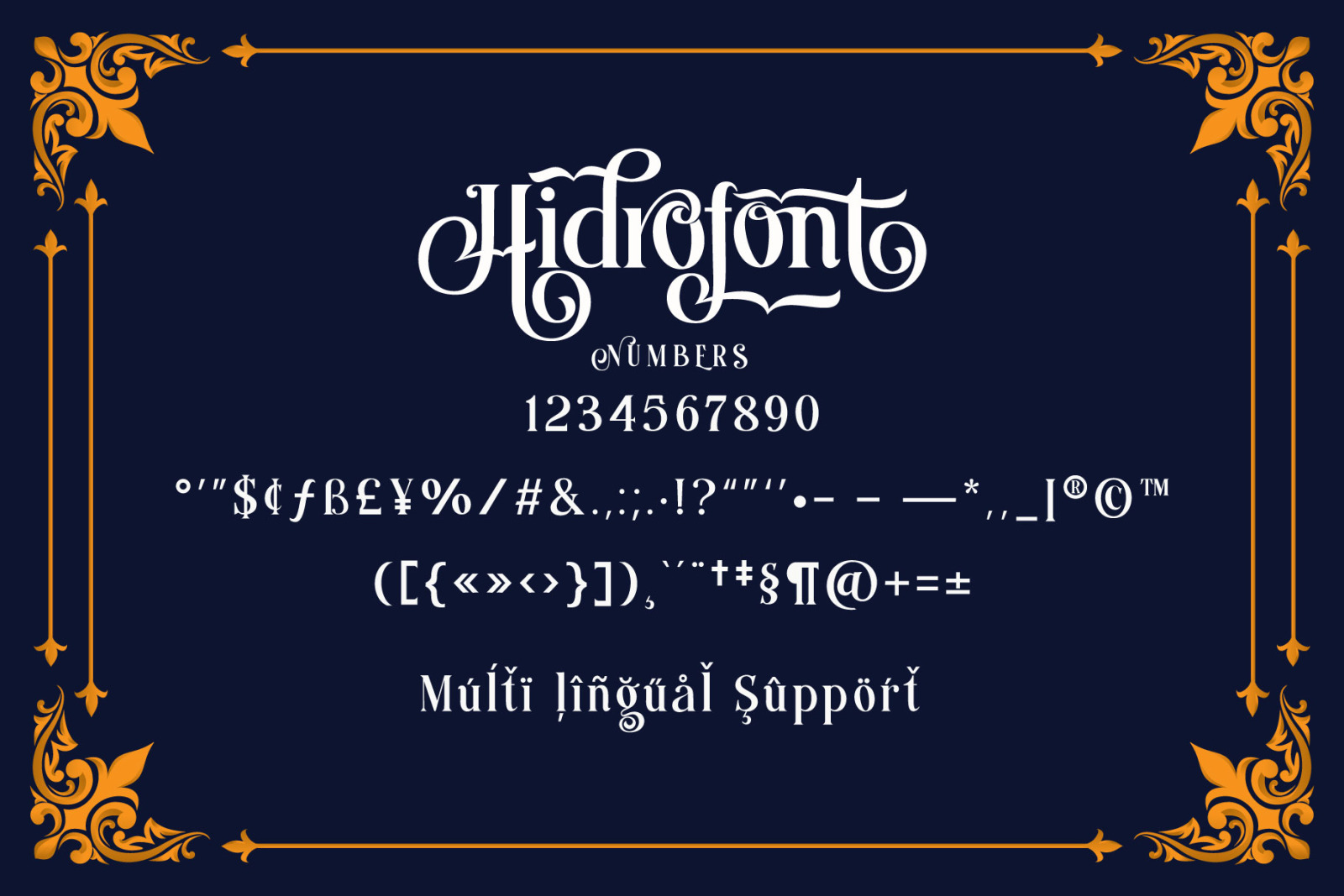 Hidrofont Font