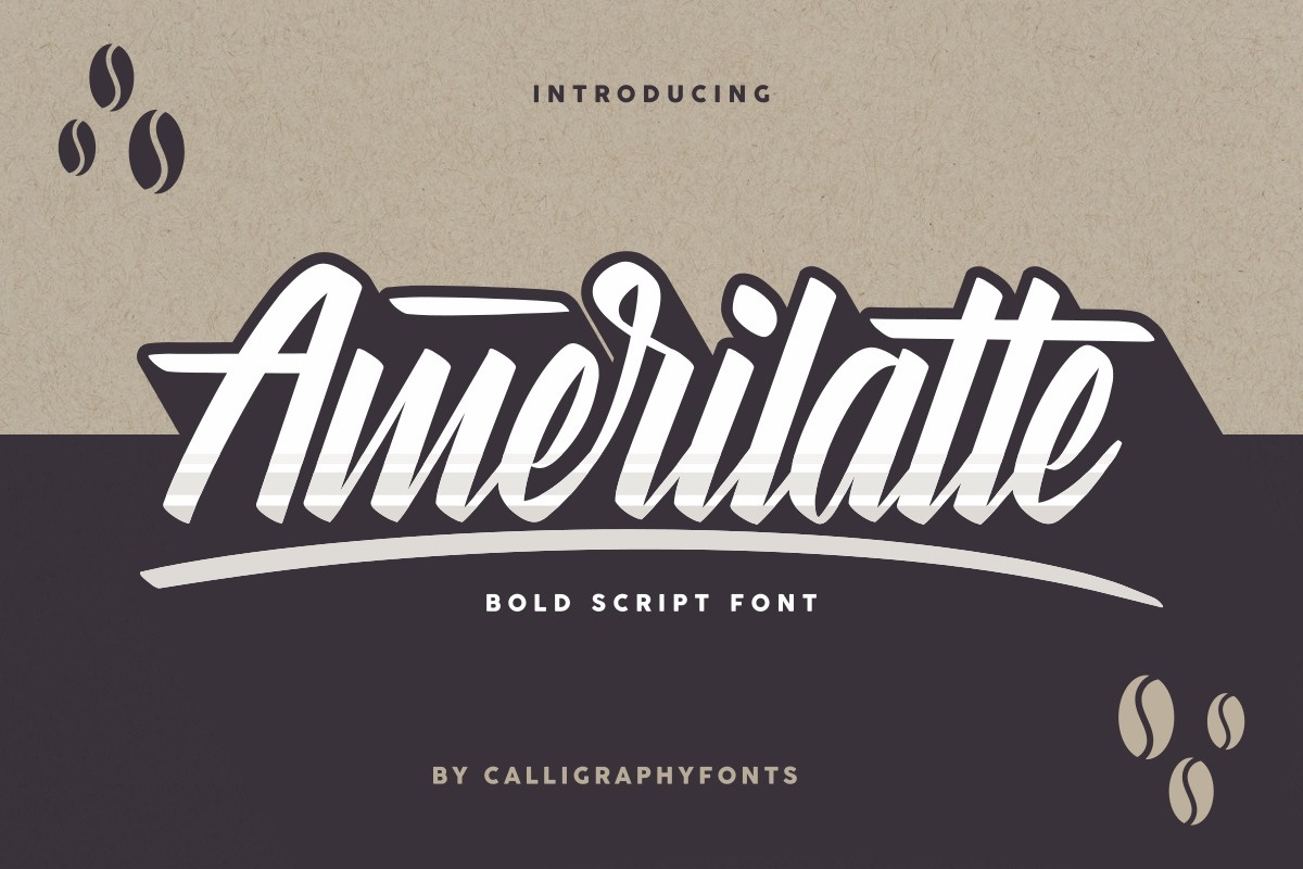 Amerilatte Hand Brush Script Font