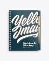 Notebook With Metallic Writing Pen Mockup