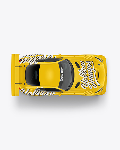 Sport Car Mockup - Top View