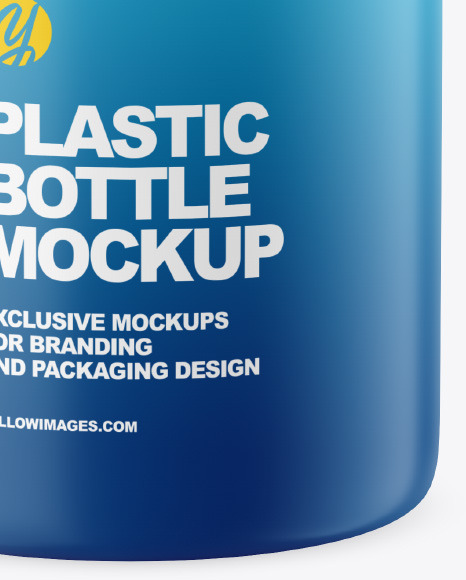 Matte Plastic Jar Mockup