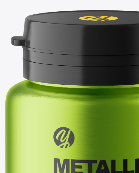 Metallic Jar Mockup