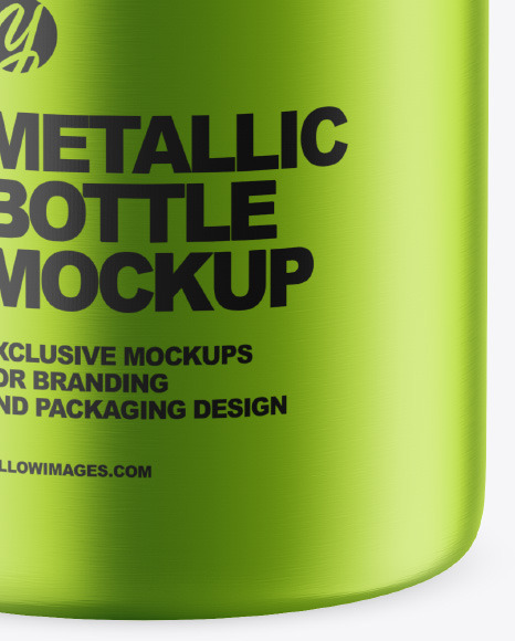Metallic Jar Mockup Metallic Jar Mockup