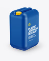 Plastic Jerrycan Mockup