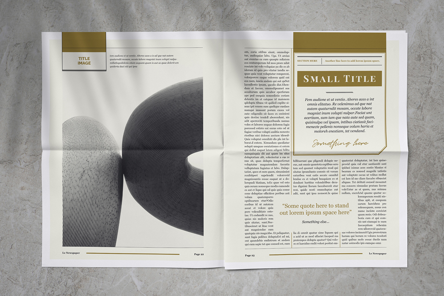 Newspaper Magazine Template Newspaper Magazine Template