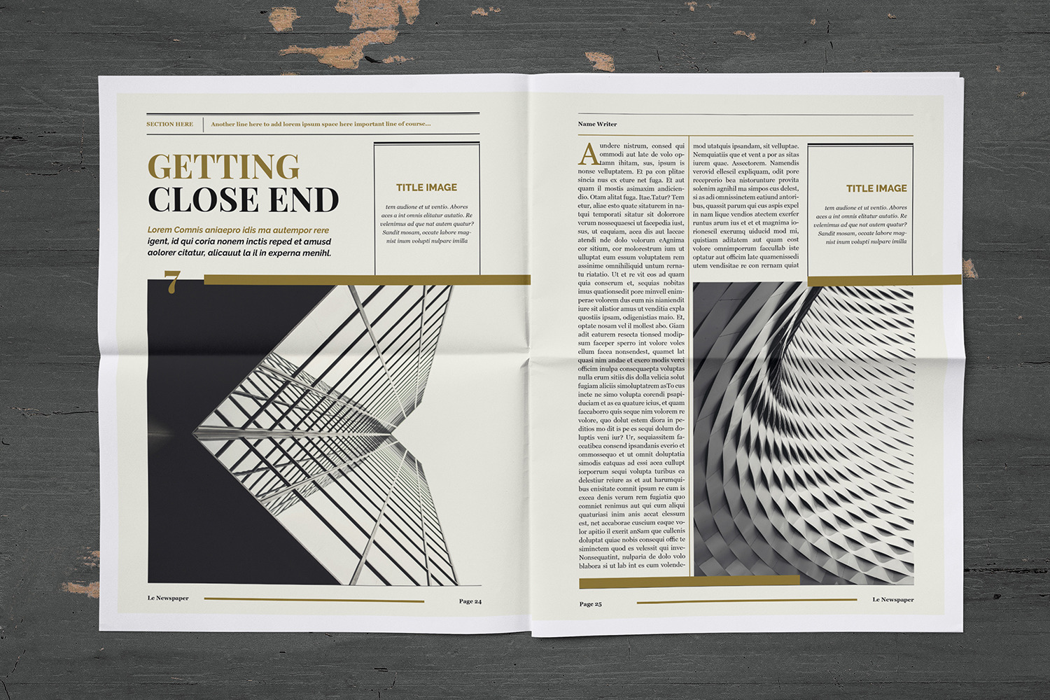 Newspaper Magazine Template Newspaper Magazine Template