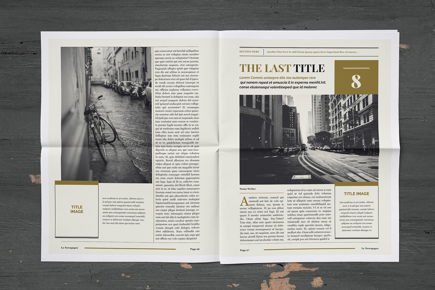 Newspaper Magazine Template Newspaper Magazine Template