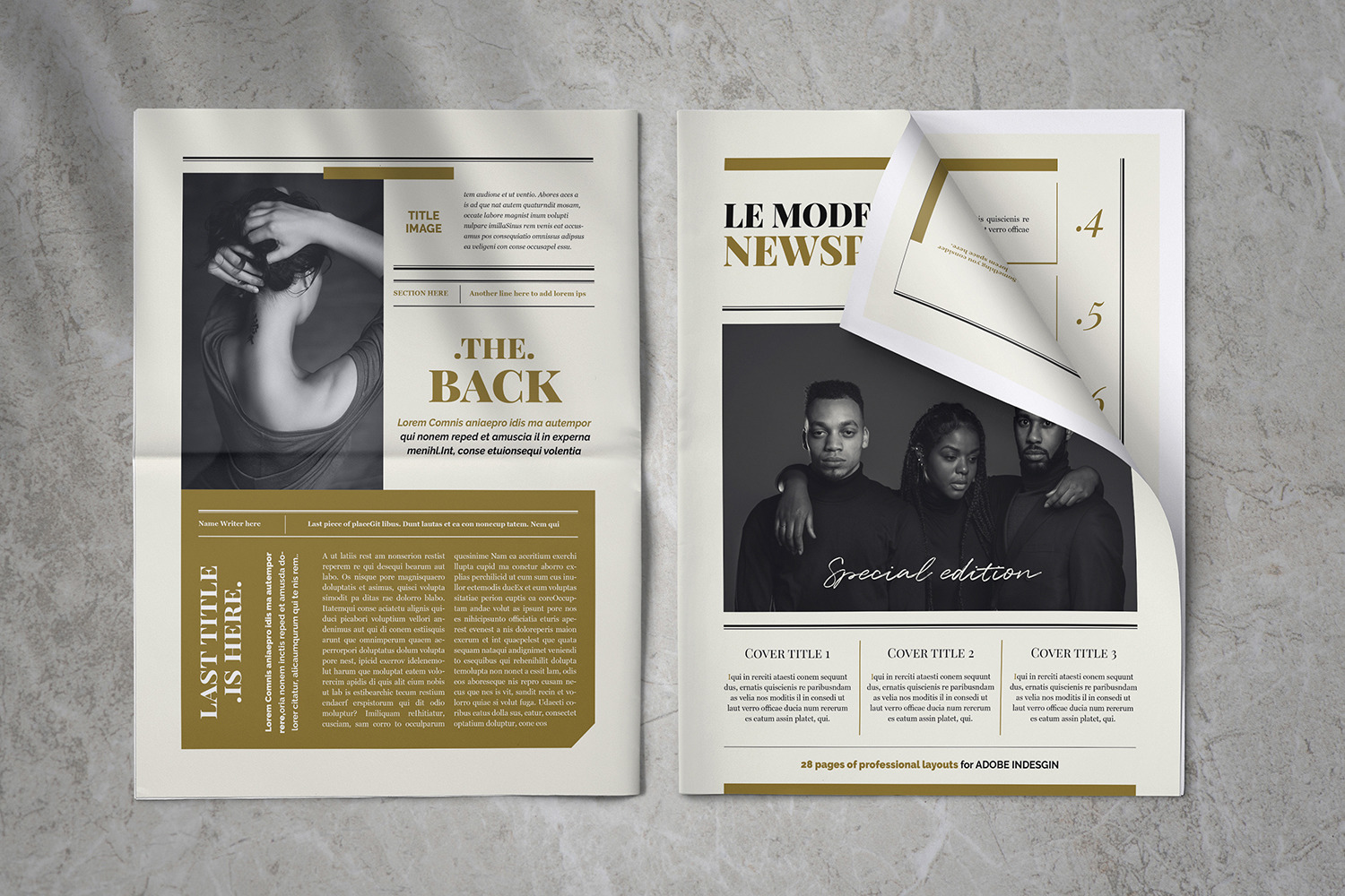 Newspaper Magazine Template Newspaper Magazine Template