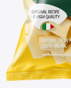 Plastic Bag With Paccheri Pasta Mockup