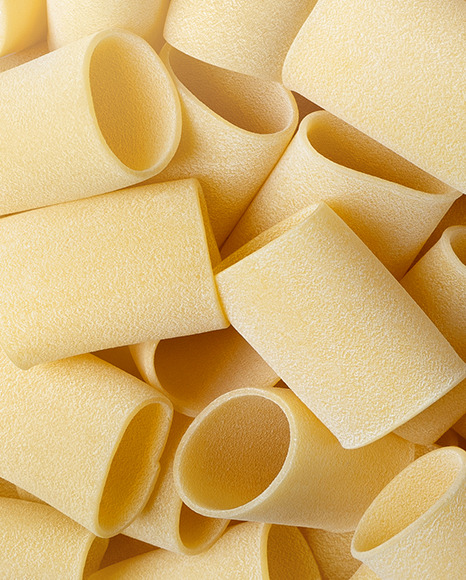 Plastic Bag With Paccheri Pasta Mockup