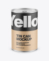 Tin Can w/ Kraft Finish Mockup