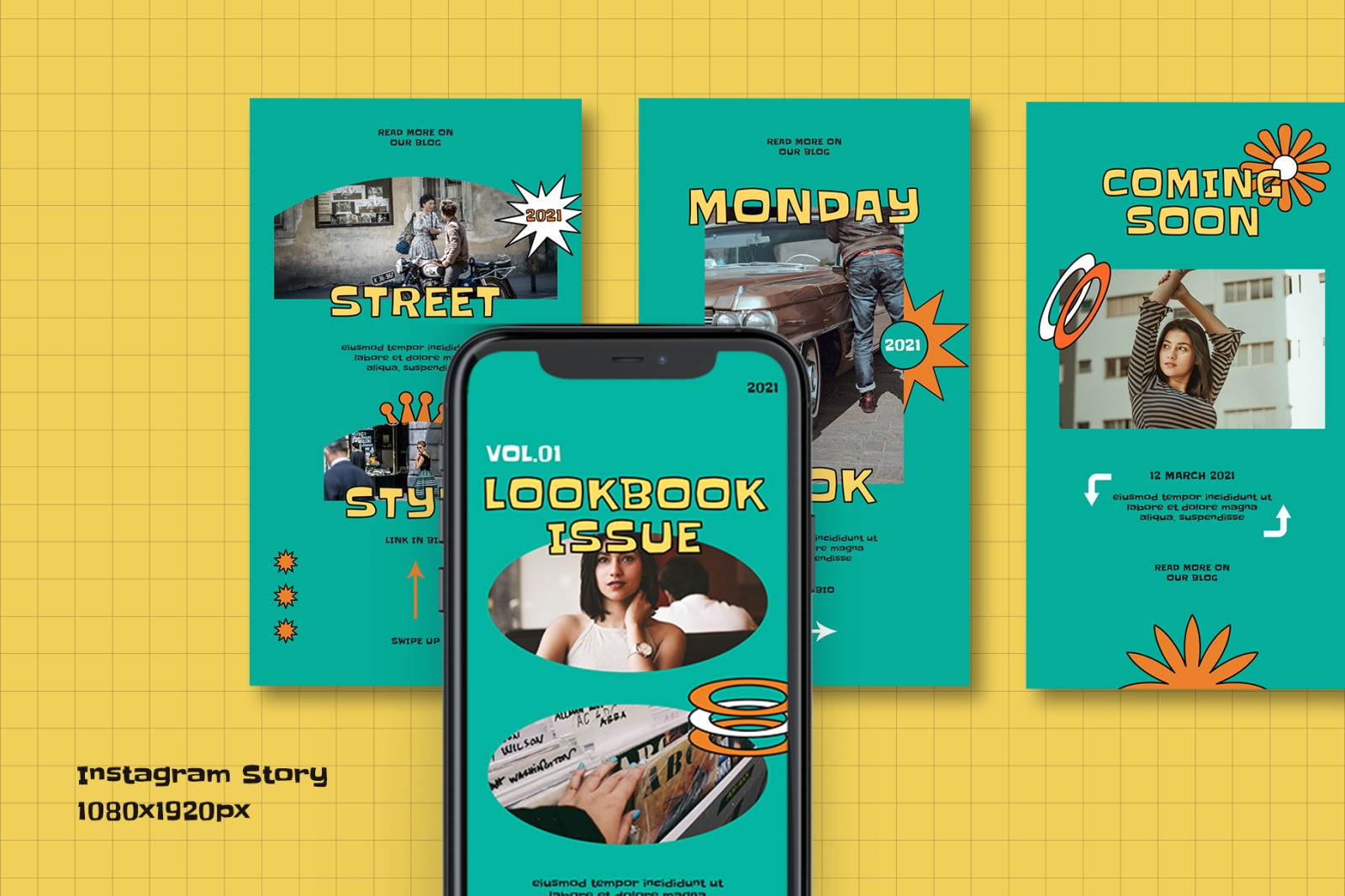 Disquest Retro Instagram Template Disquest Retro Instagram Template