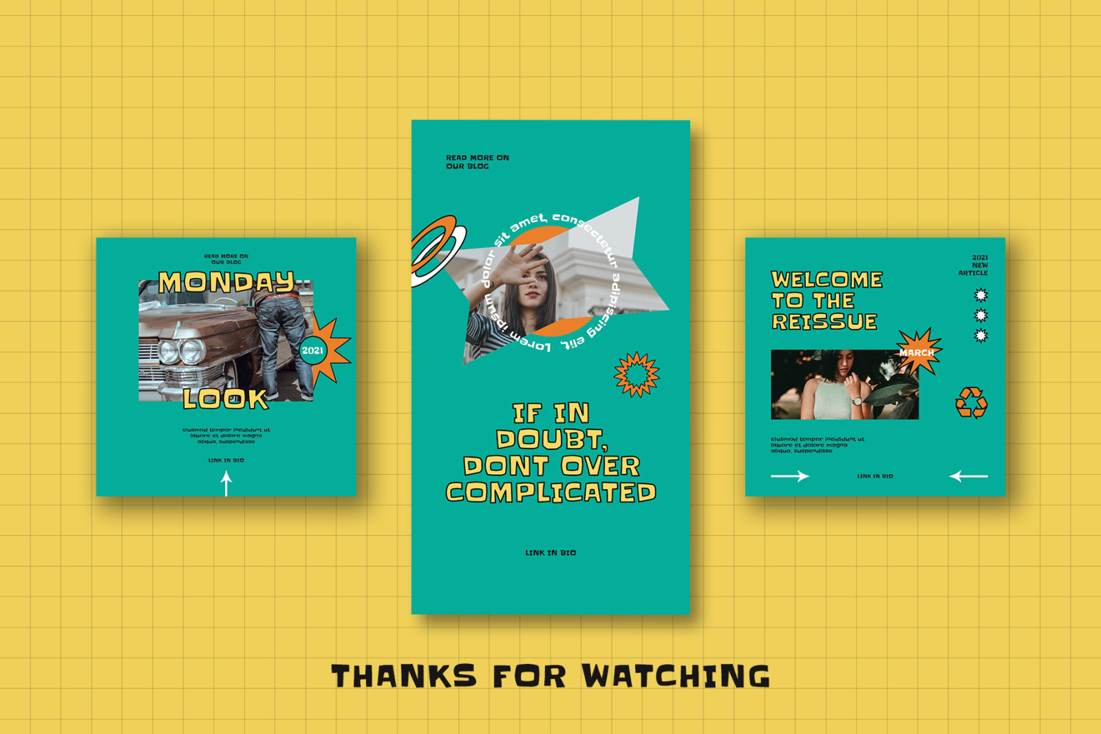 Disquest Retro Instagram Template Disquest Retro Instagram Template