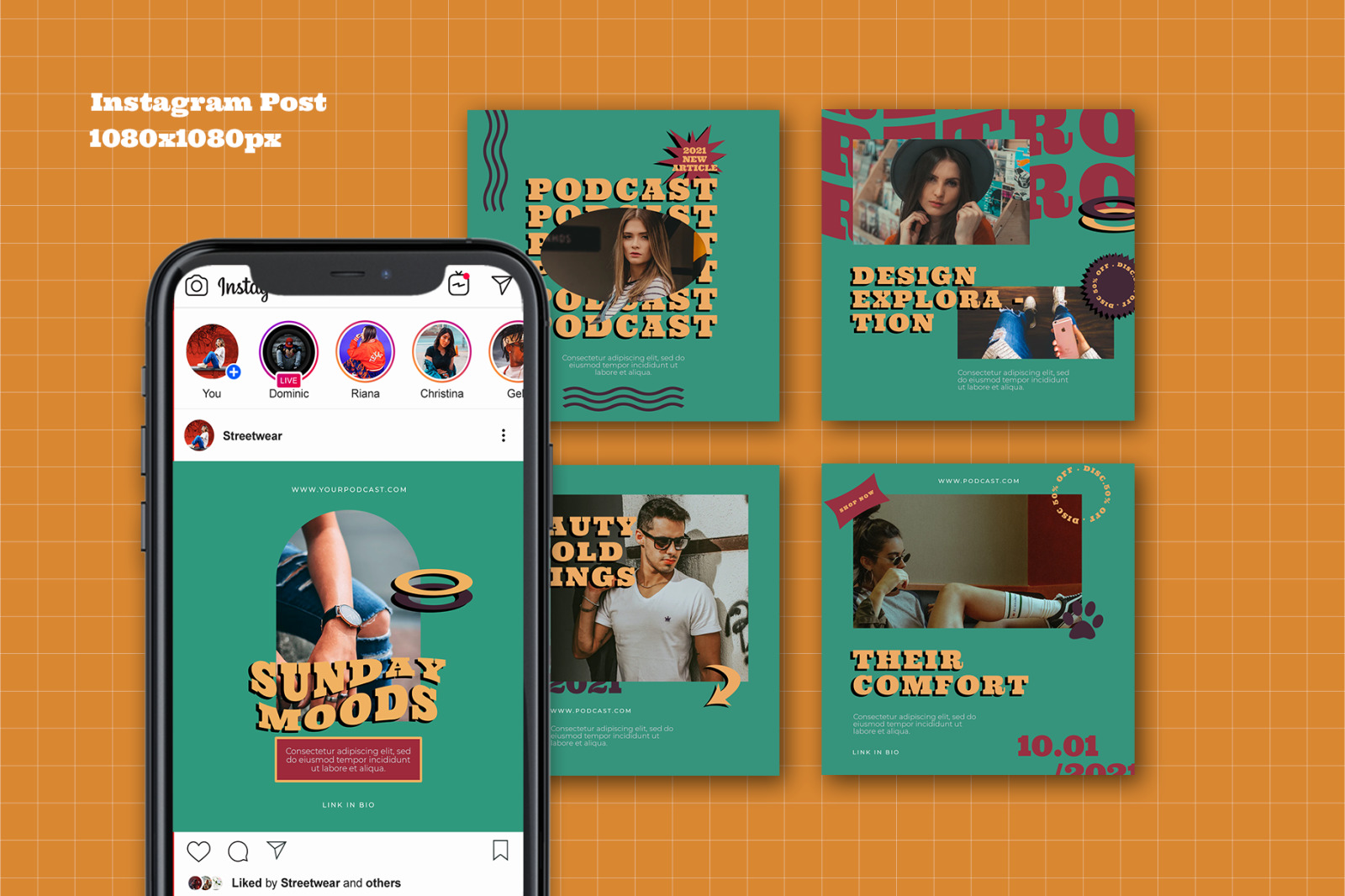 Oldest Retro Instagram Template Oldest Retro Instagram Template