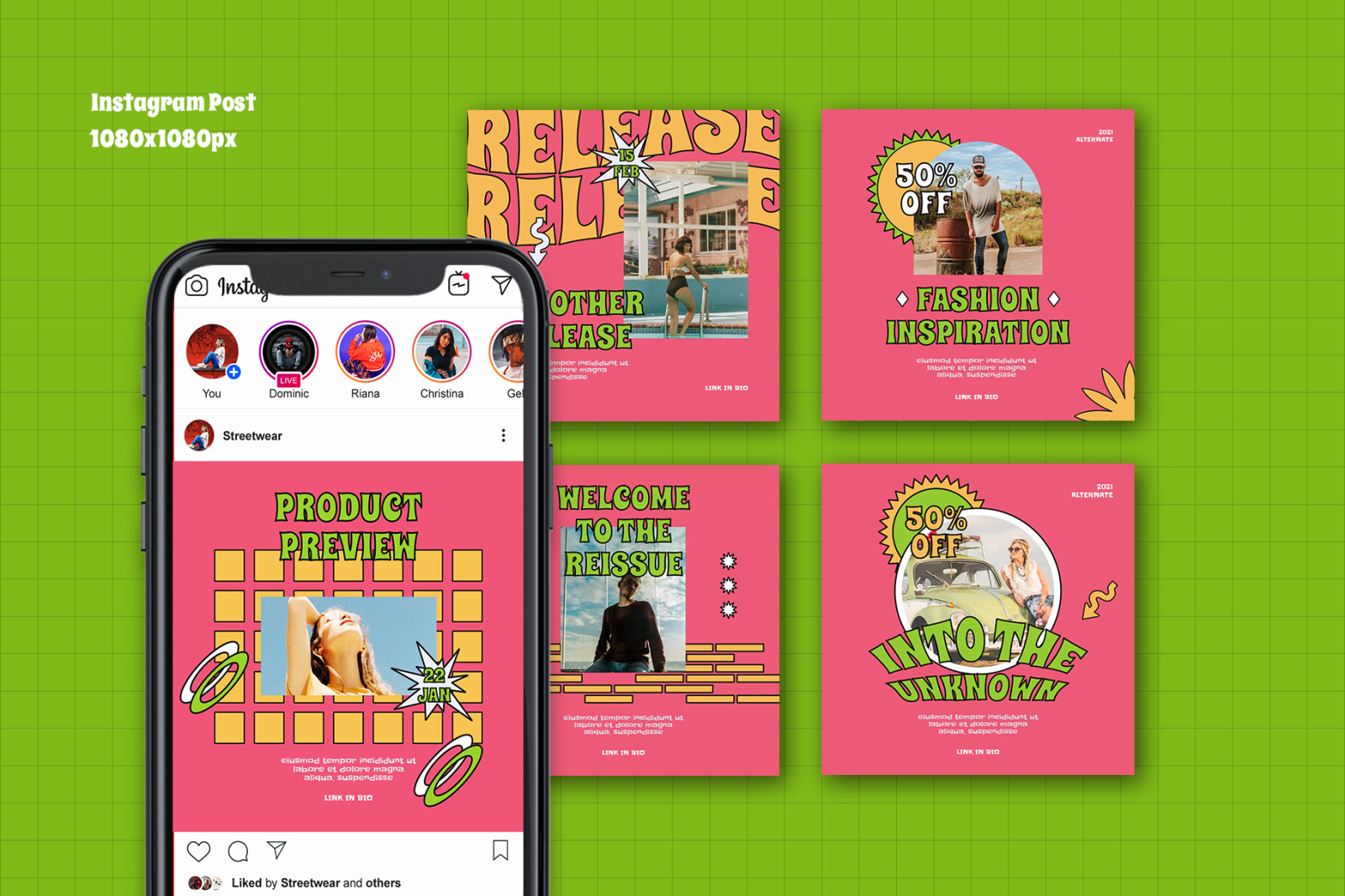 Retrobuy Retro Instagram Template Retrobuy Retro Instagram Template