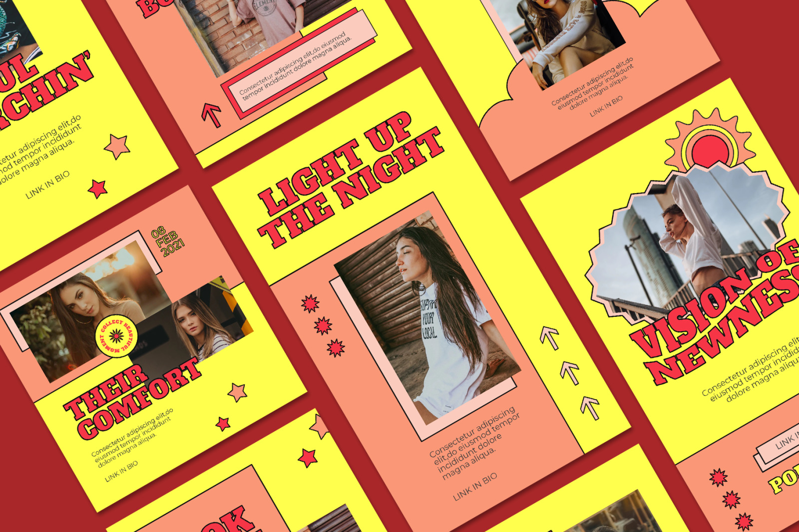 Vinnace Retro Instagram Template Vinnace Retro Instagram Template