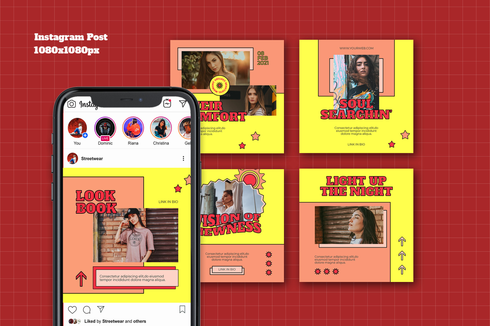 Vinnace Retro Instagram Template Vinnace Retro Instagram Template
