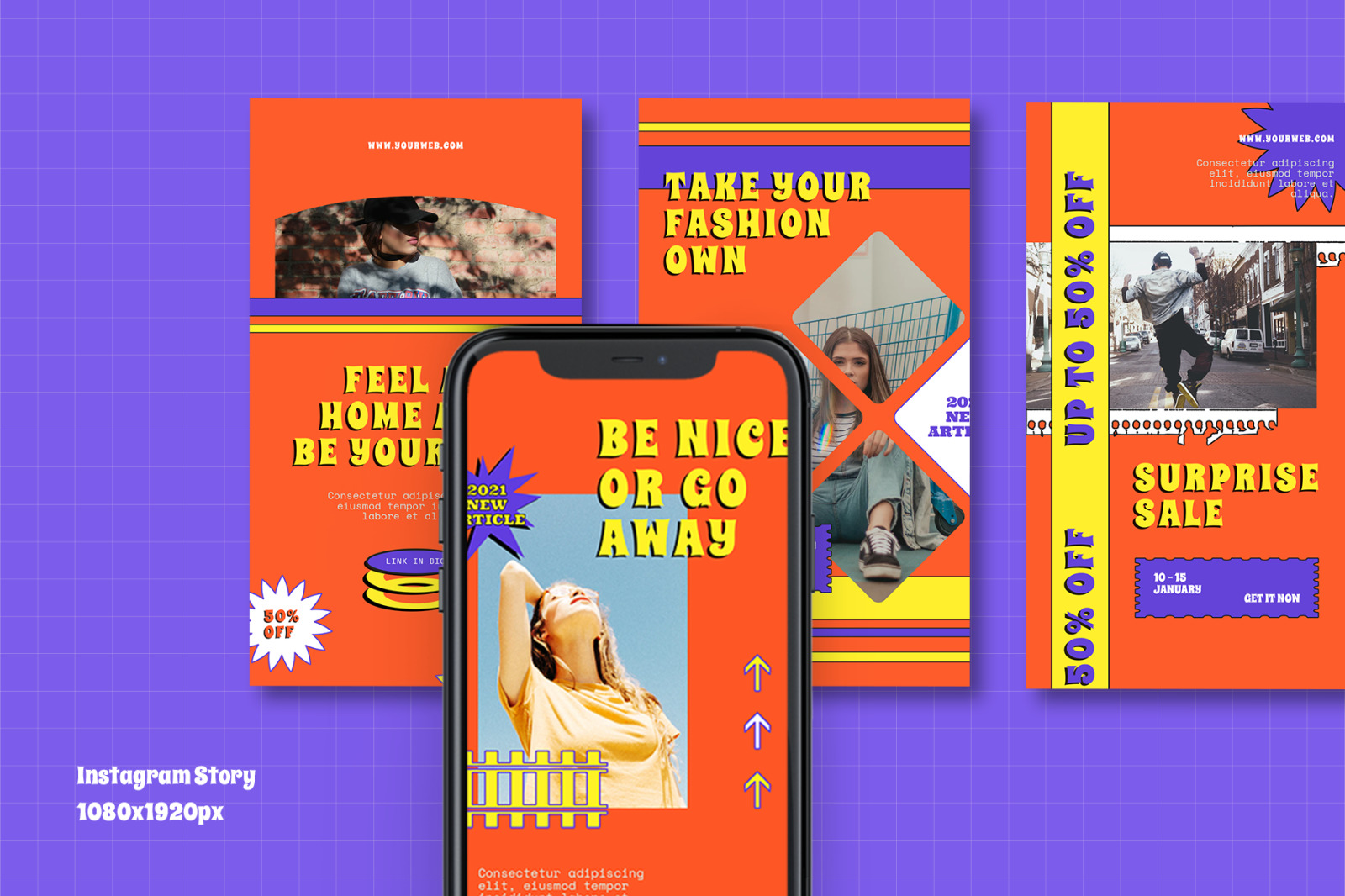 Vintager Retro Instagram Template Vintager Retro Instagram Template