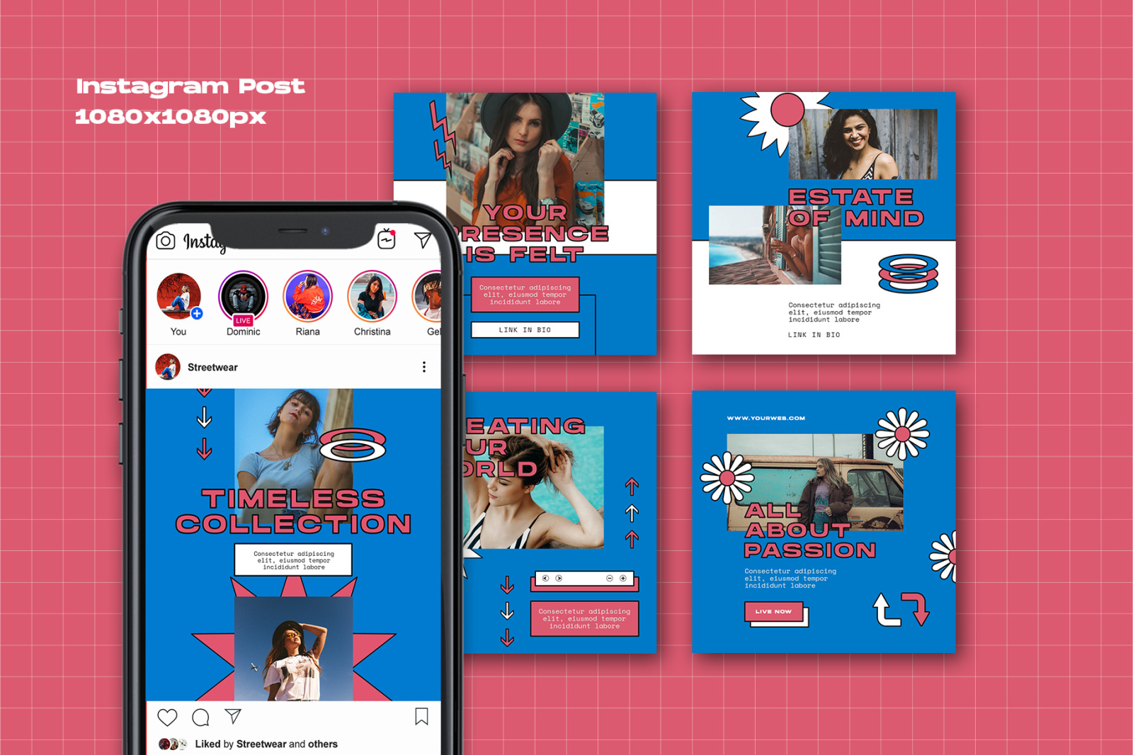 Vinylbuss Retro Instagram Template Vinylbuss Retro Instagram Template