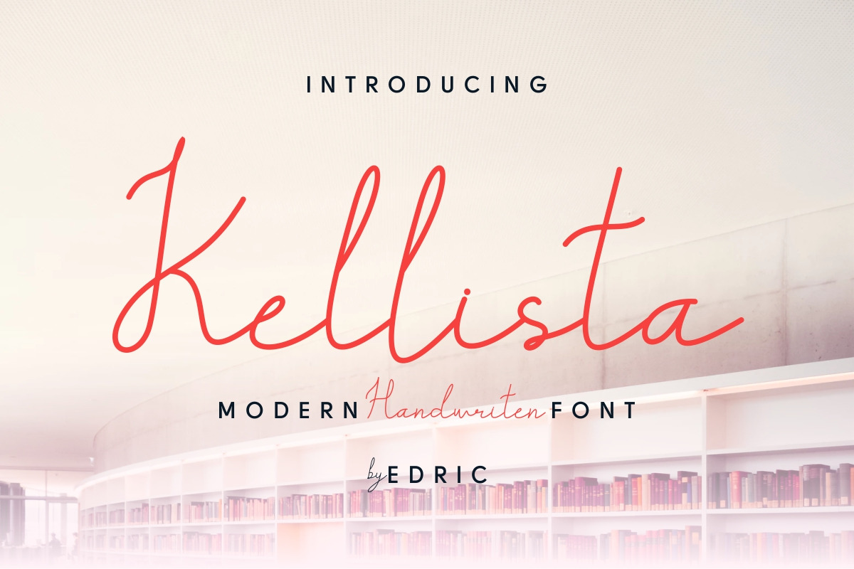 Kellista Handwritting Font