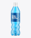 500ml Clear Plastic Drink Bottle Mockup