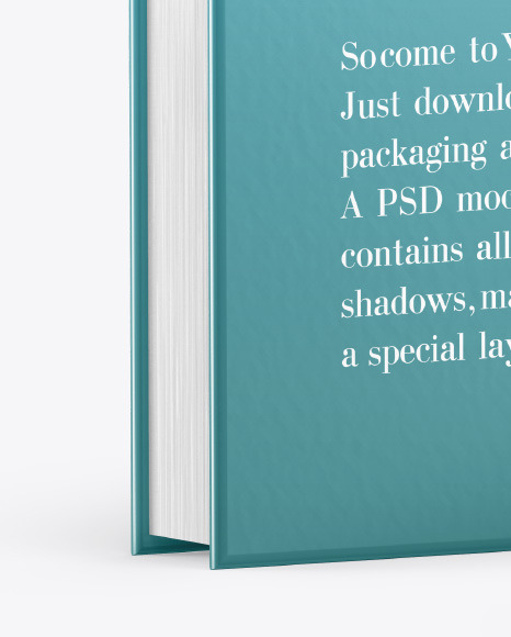 Two Hardcover Books w/ Glossy Covers Mockup