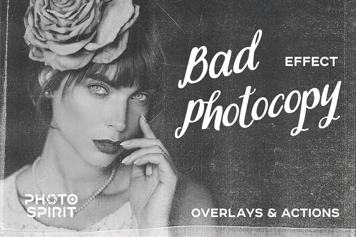 Bad Photocopy Effect Overlays Bad Photocopy Effect Overlays