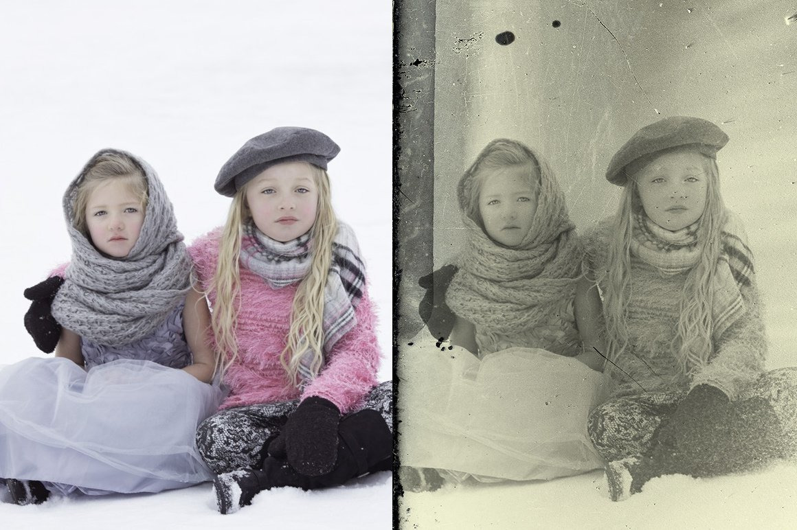 Vintage Old Photo Effect Overlays