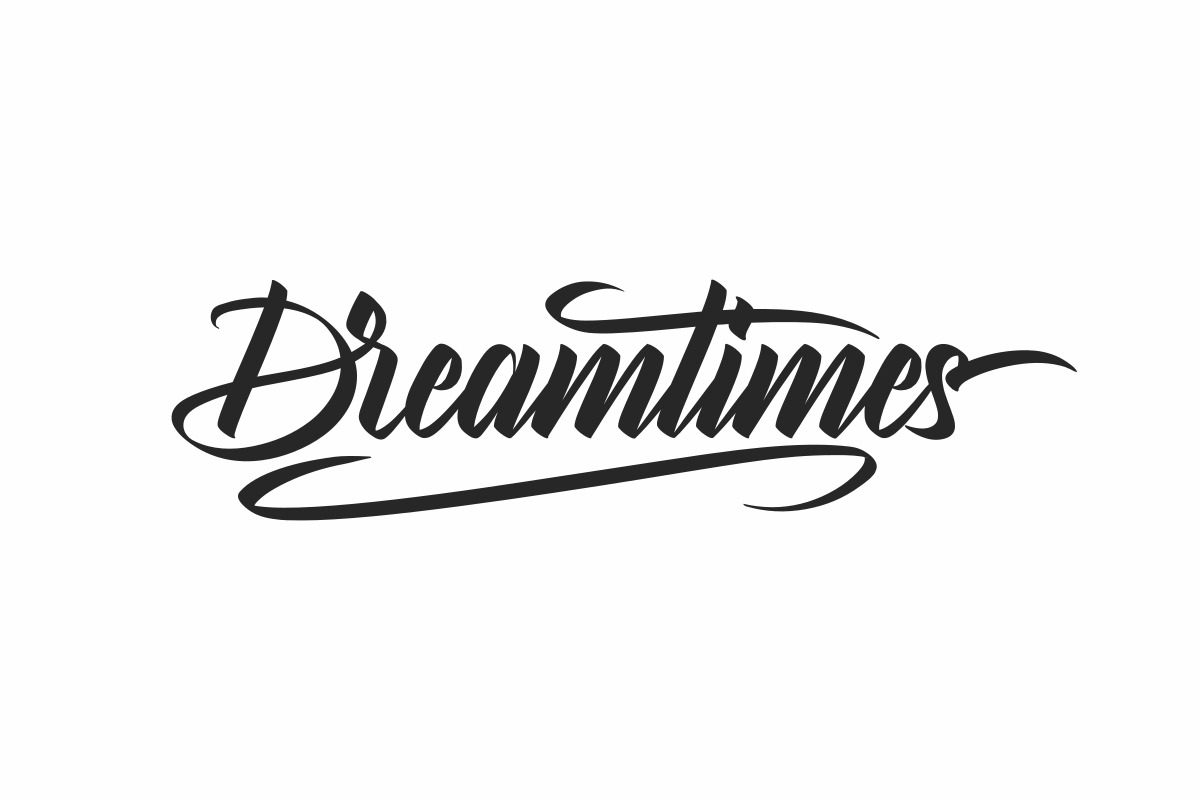 Dreamtimes Calligraphy Font