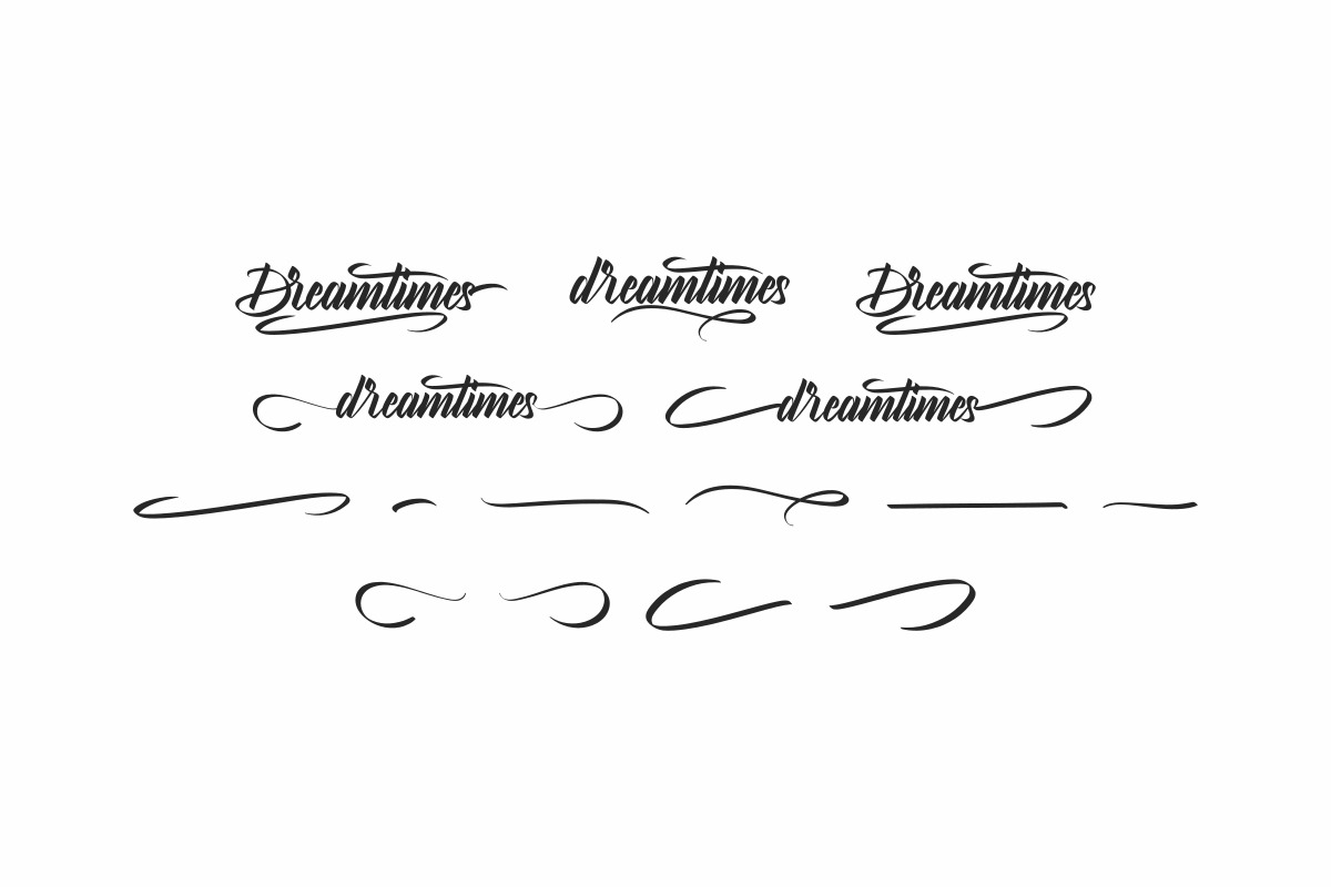 Dreamtimes Calligraphy Font