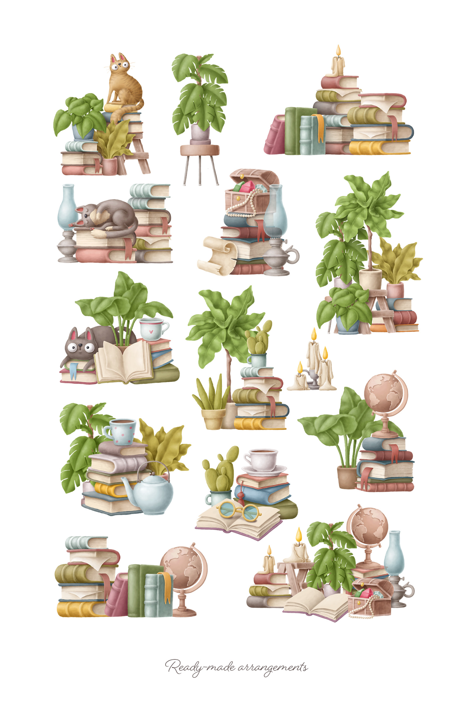 Books clipart bundle