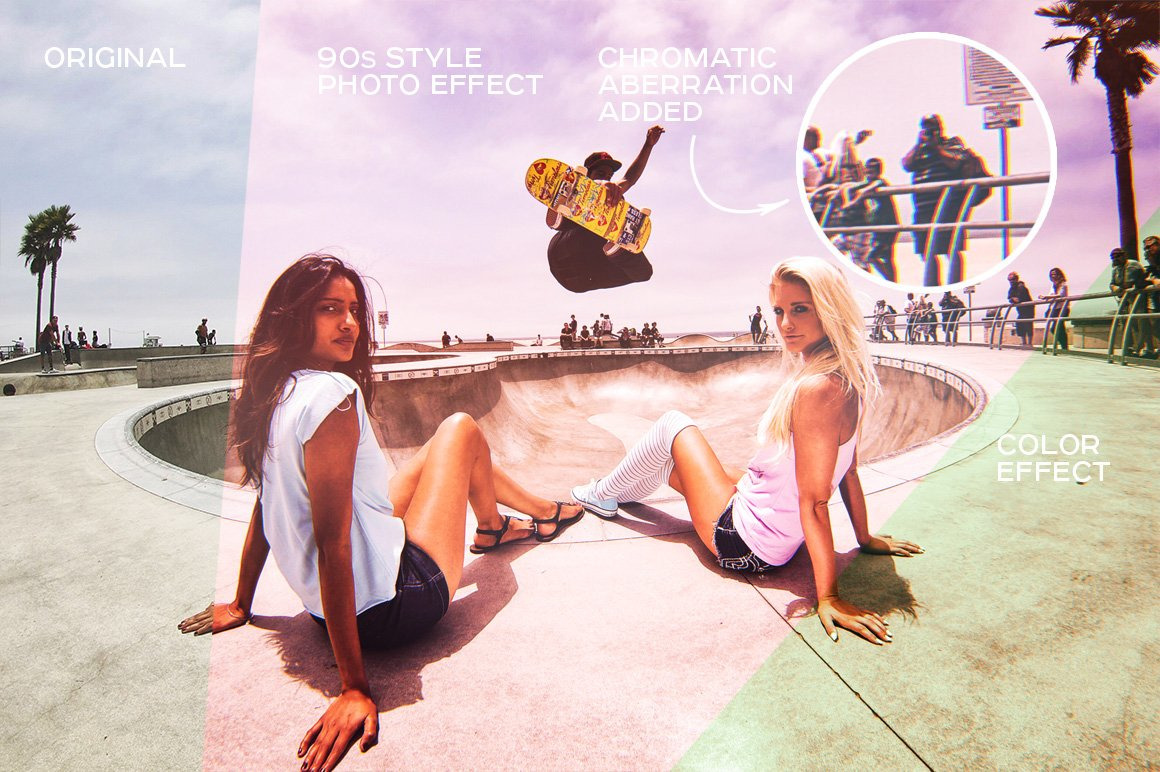 90s Style Photo Effects Photoshop 90s Style Photo Effects Photoshop