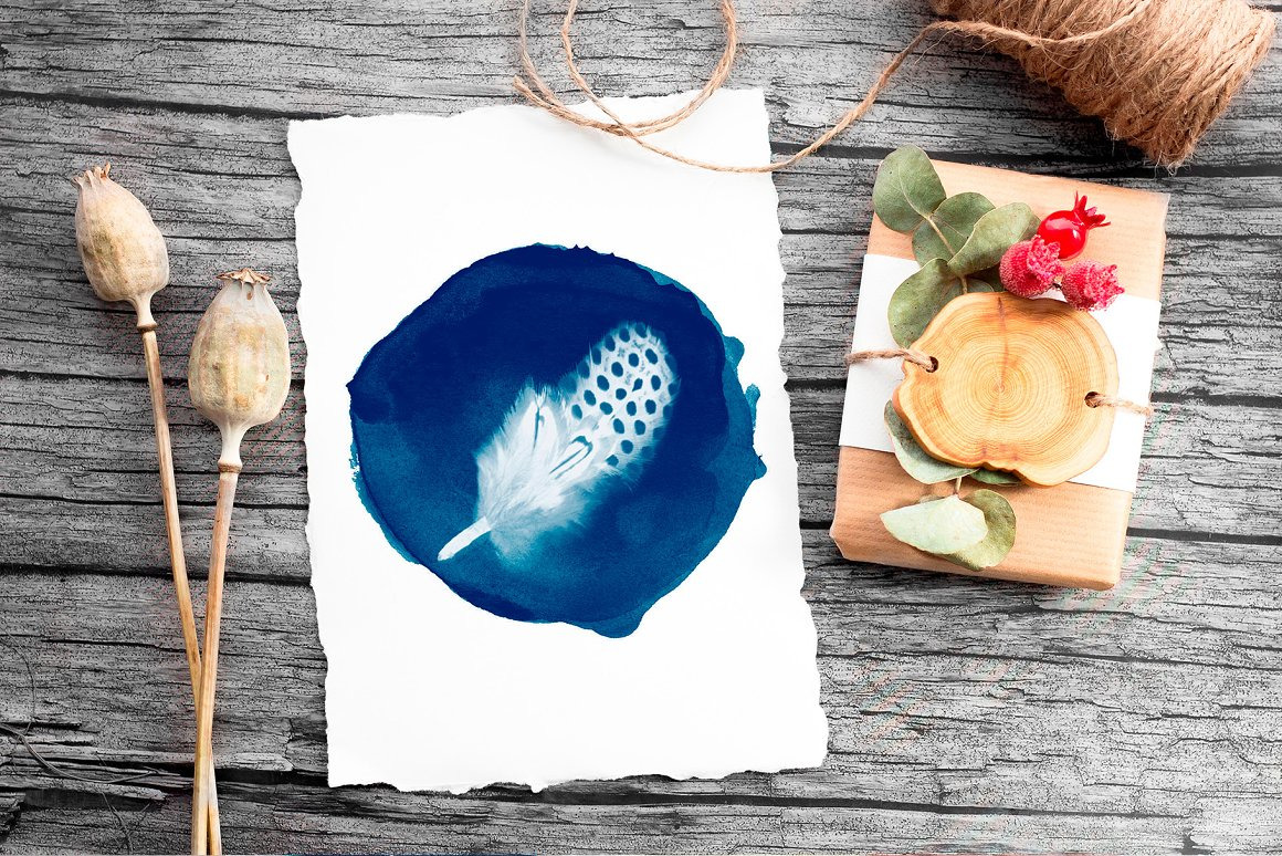 CYANOTYPE Digital Photoshop Effect CYANOTYPE Digital Photoshop Effect