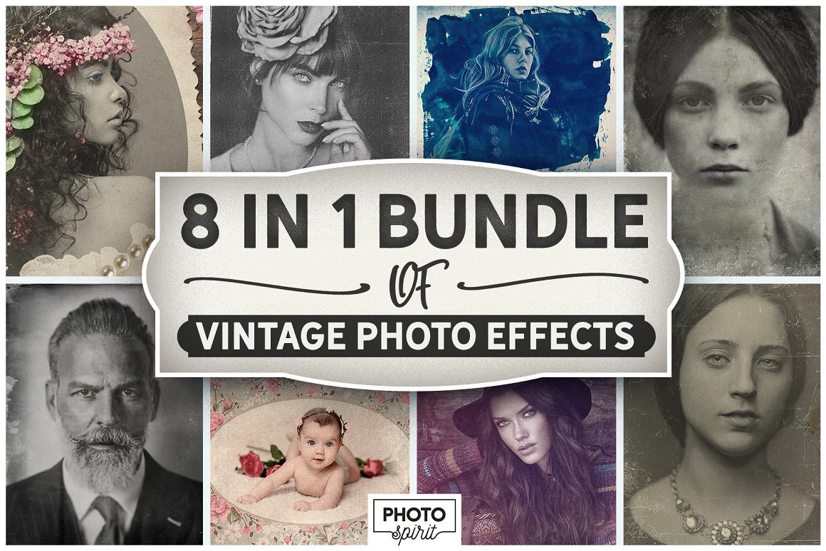 8-IN-1 BUNDLE Vintage Photo Effects 8-IN-1 BUNDLE Vintage Photo Effects