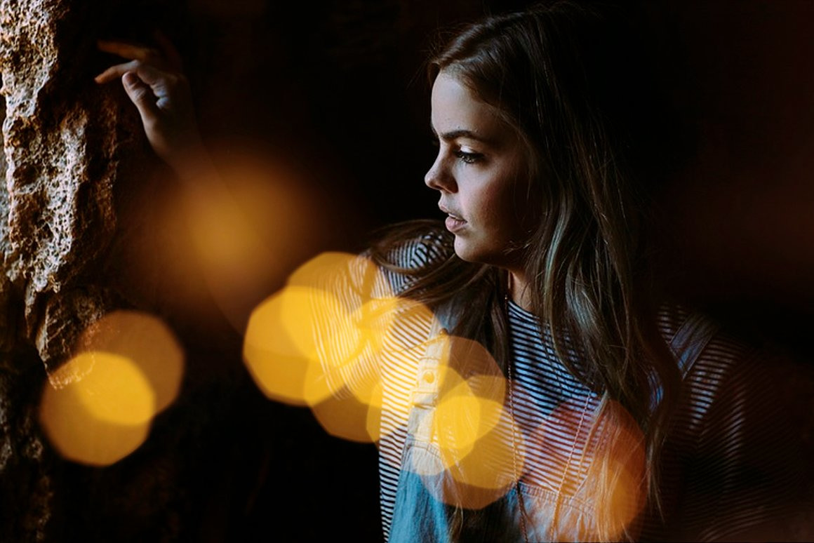 Golden Bokeh Photo Overlay Effects Golden Bokeh Photo Overlay Effects