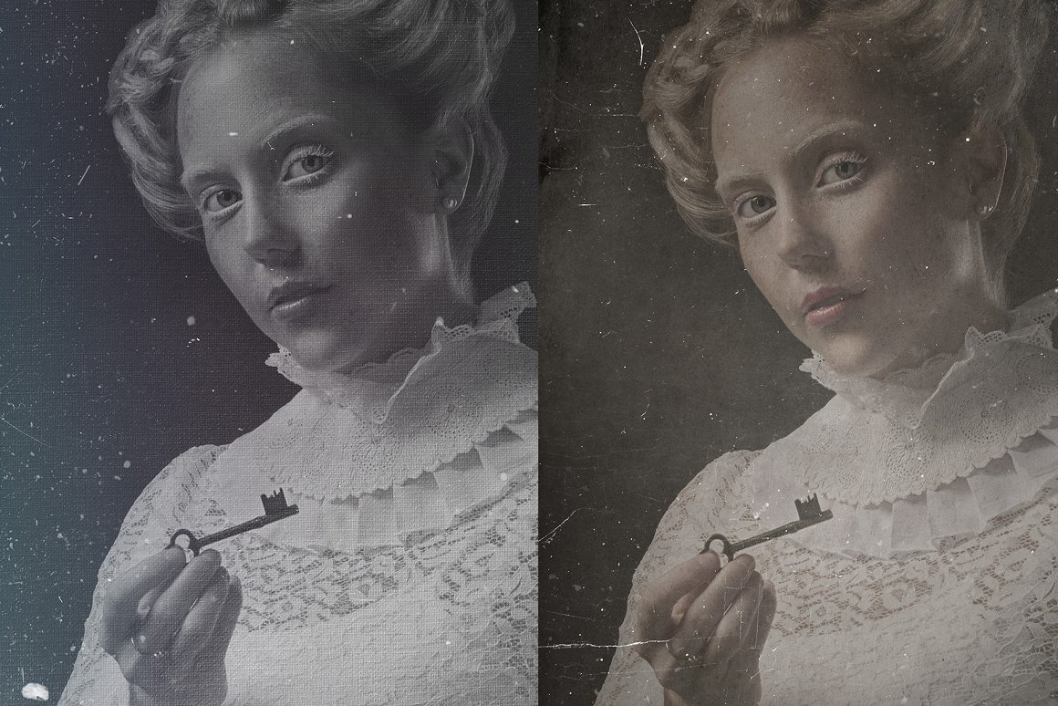 Vintage Dust Photo Effect Vintage Dust Photo Effect